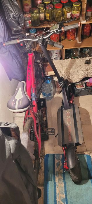 Горный велосипед и самокат Kugoo G-Booster