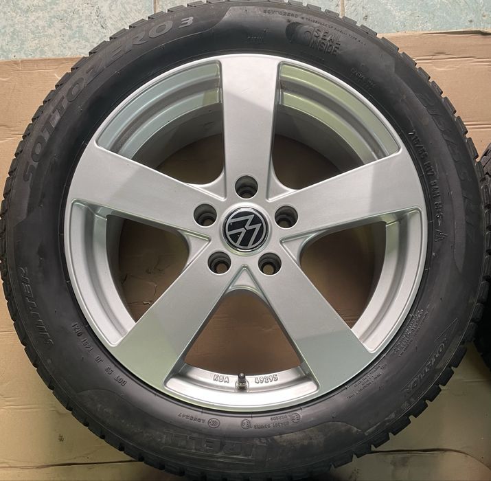 Jante aliaj R17 VW Passat B8 B9 T-Roc 215/55/17 Pirelli Iarna