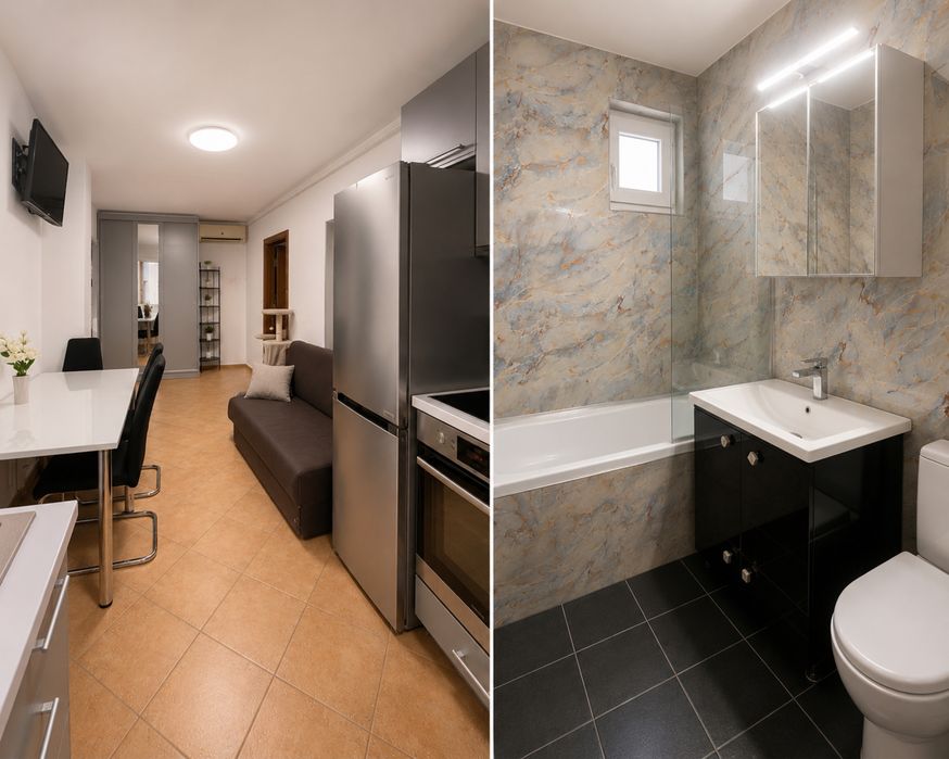 Apartament de vanzare mobilat si utilat