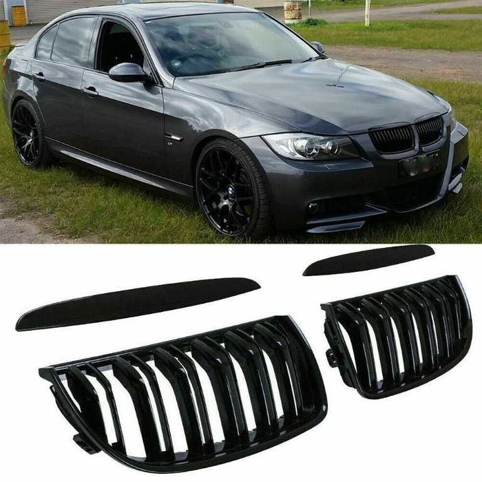 Двойни M3 M Бъбреци Решетки BMW E90 E91 ПРЕДИ ФЕЙСЛИФТ БМВ Е90 Е91