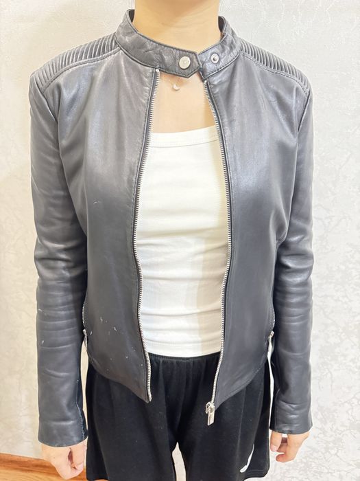 Продам кожанную курточку от Mango