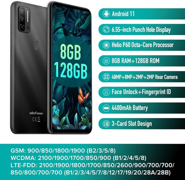 Tel mobil Gigaset GX4-64/4gb și Ulefone Note 11P-128/8gb,sigilat