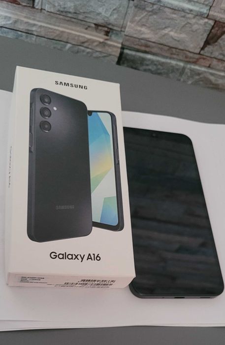Смартфон SAMSUNG GALAXY A16 BLACK чисто нов