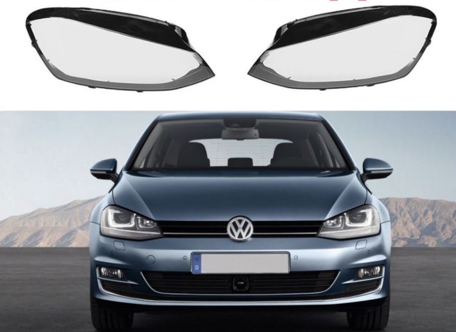 VW golf 7 капак фар стъкло капаци фарове крушки панел Голф