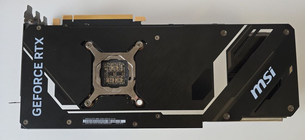 Видео карта MSI RTX 4080 Ventus OC, 16GB GDDR6X Nvidia GeForce
