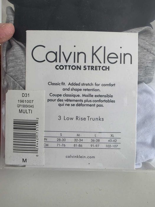 Set 3 boxeri Calvin Klein Cotton Stretch – Noi la cutie