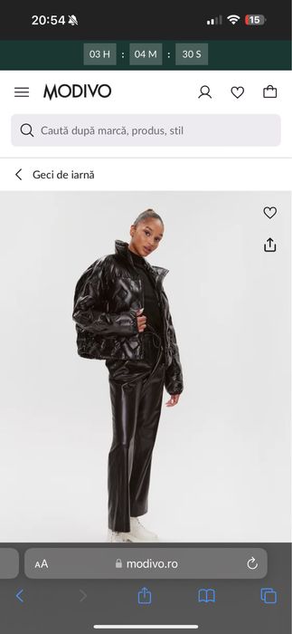 Geacă din puf Hugo Boss Dama