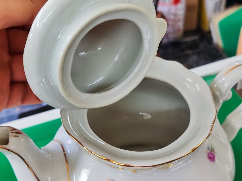 Български чайник порцелан 1958 г