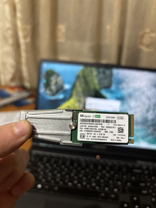 Жесткий диск SSD M.2 NVMe SK Hynix 512GB 2242 PCIe Gen3x4