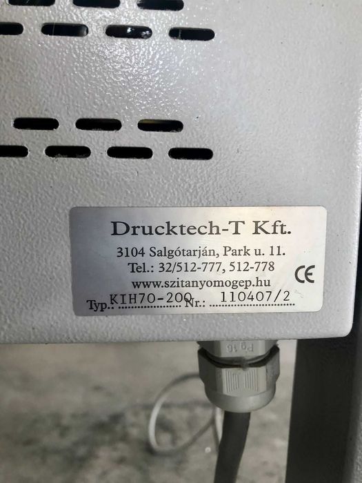 Uscător intermediar pentru serigrafie — Drucktech-T KKS400-4000