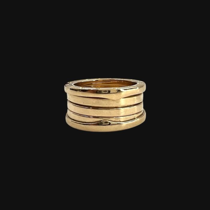 BVLGARI B.zero1 Three-Band Ring 18K Gold дамски пръстен 54