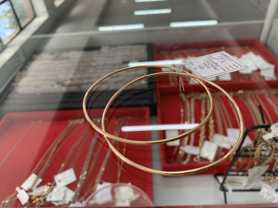 Золото серьги г.Астана