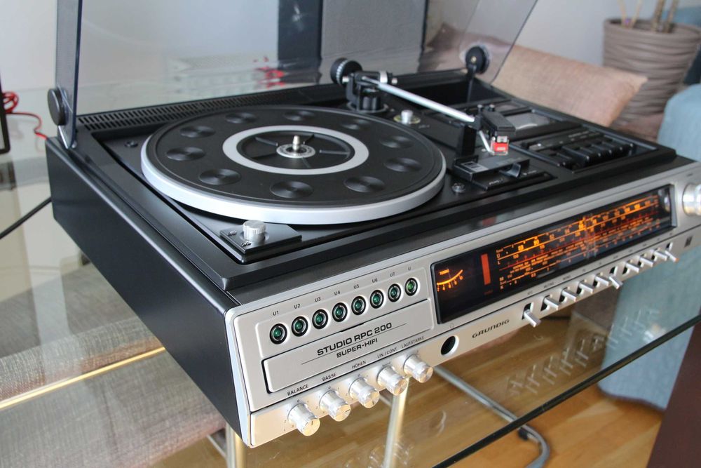 Grundig RPC 200 cu pick-up Dual 1236 complet revizuit.