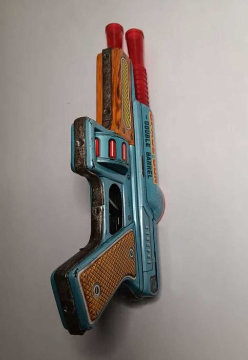 Pușcă Mitraliera veche de jucarie, Chinezeasca, Space Gun 522 MF 861