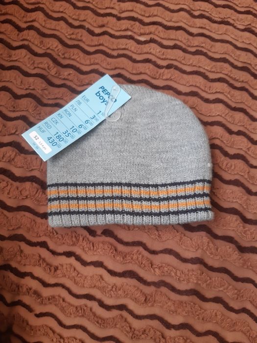Детскa Шапка с шал 12/18мес+Шапка  Pepco ,зимни чувалчета за спане