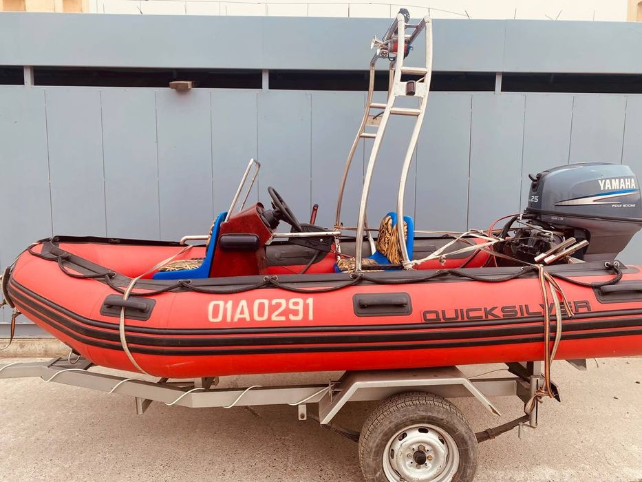 Лодка из ПВХ с мотором Yamaha 25