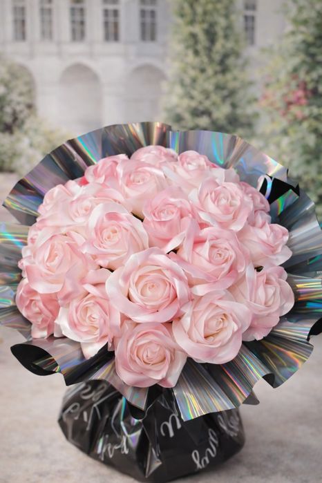 Букеты из мыльных роз