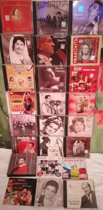 CD Muzică Românească și străină 192 bucati