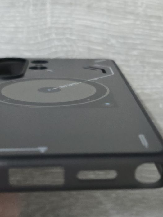 Carcasă magnetică Aulumu IMD pentru Samsung S25 Ultra – gri translucid