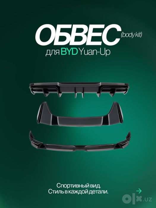 Обвес (Бодикит) для BYD Yuan Up