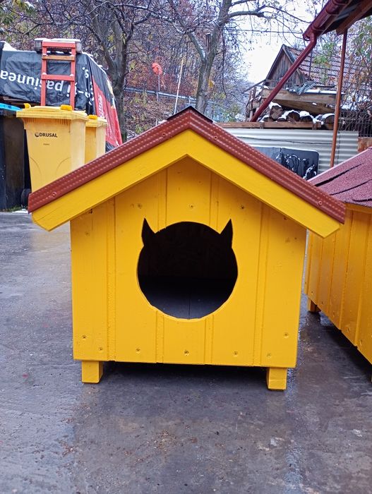 Cușcă căsuța pisică