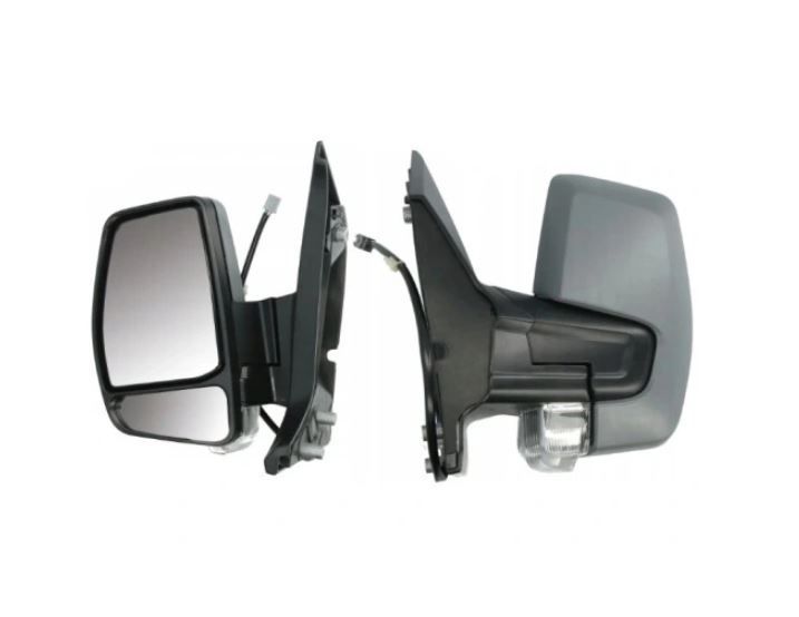 Oglinda exterioara FORD TRANSIT/TOURNEO CUSTOM, 03.2013-08.2017, View Max, stanga/dreapta, reglare electrica; carcasa grunduita; incalzit; sticla convexa; geam cromat; 6 pini; cu semnalizare