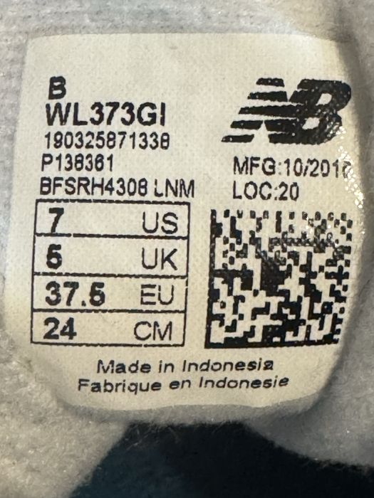 New balance 373, stare f buna, masura 37,5