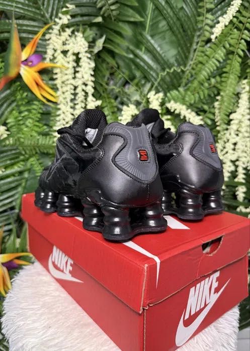 !НОВИ! Nike Shox TL | Triple Black | + КУТИЯ