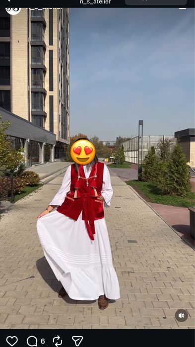 Платье базовое белое