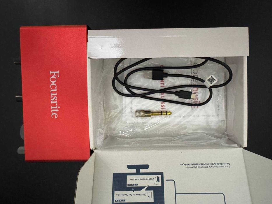 Звуковая карта Focusrite Scarlett 2i2 3rd Gen!