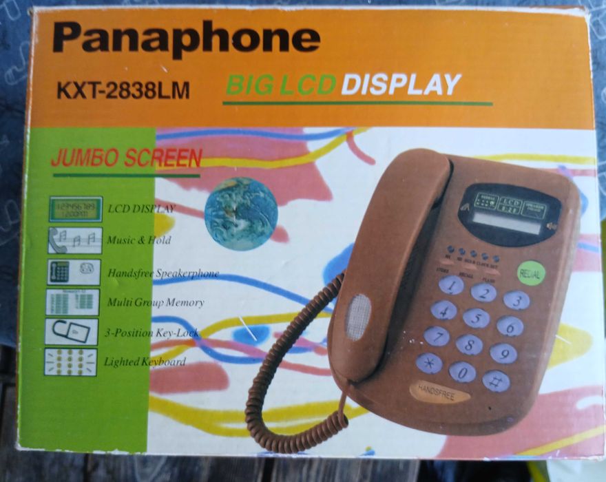 Telefon fix nou, in cutie (cheiță blocare inclusă)