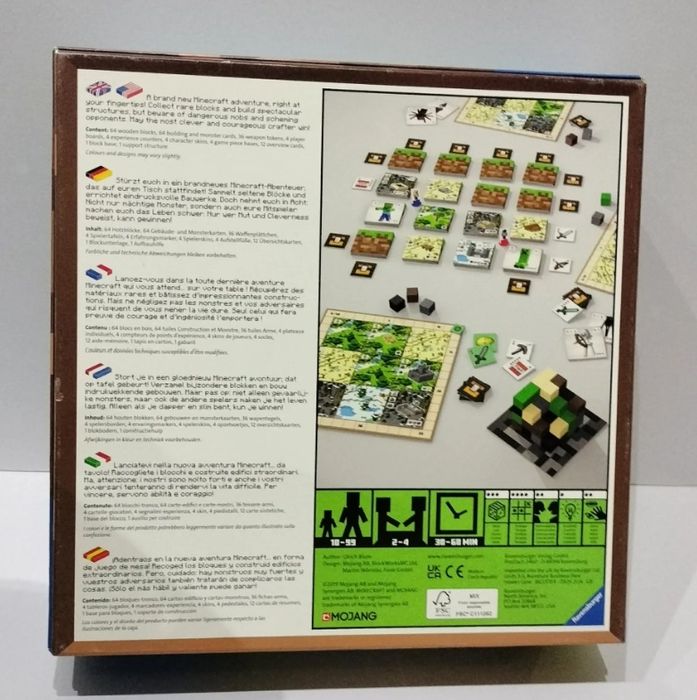 Настолна игра, board game , game, Minecraft builders and biomes, Minecraft