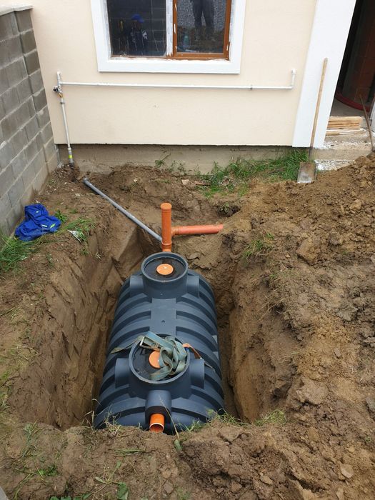 Montaj Fosa septica ecologica - sapatura+instalare