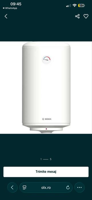 Vand boiler cu aceste caracteristici la 420 lei negociabil