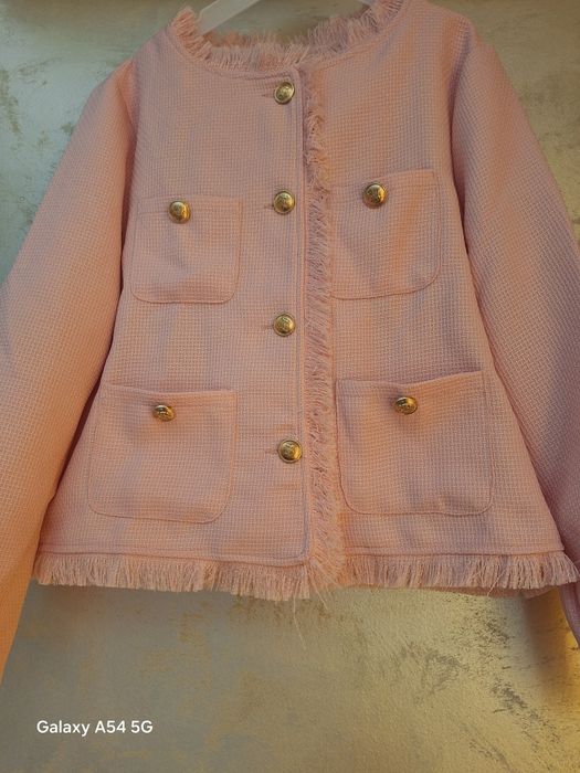 Дамско розово сако размер М