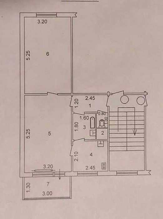 2х ком. 1 этаж массив Панельный/Оханграбо.