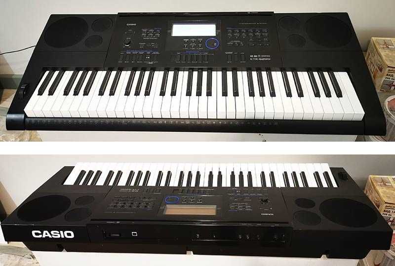 компютърна миди клавиатура CASIO CTK-6200 с динамична с 5 октави и USB