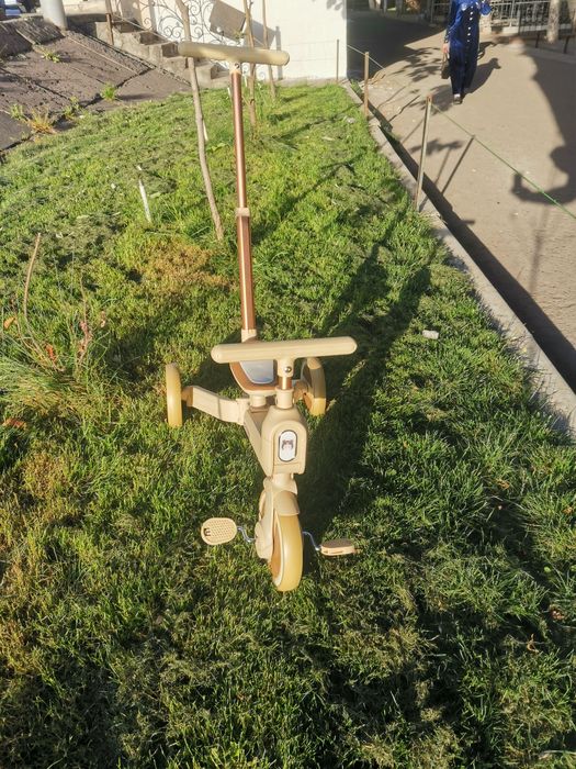 3in1 Детский беговел Велосипед с родительской ручкой