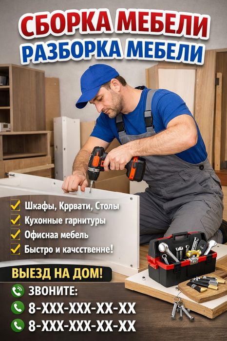 Сборка /разборка мебел