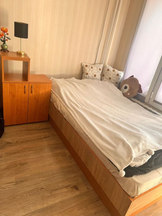 Спалня/подматрачна рамка + нощно шкафче