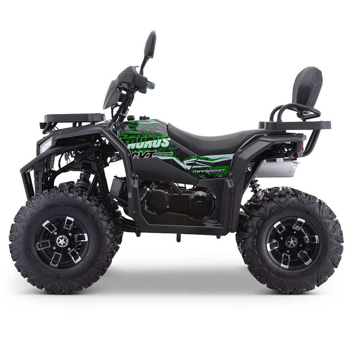 Atv 200cc Mini Rocket Taurus 4T benzina 10" negru/verde