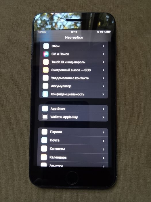 iPhone 7 plus ёмкость памяти 128 GB