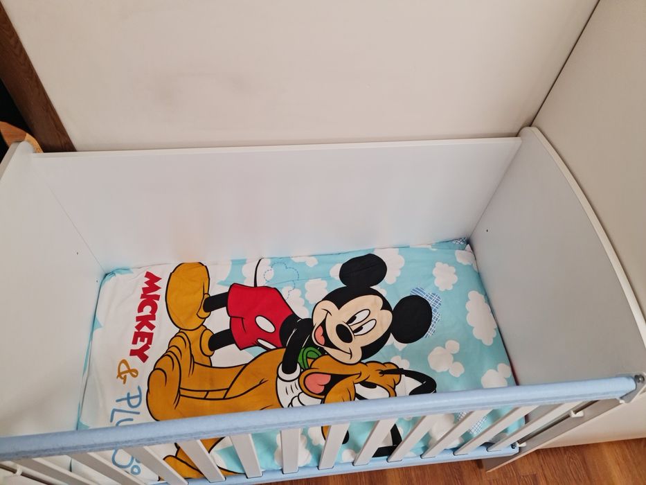 Бебешко креватче Dizain baby, скрин и матрак 60x120 -