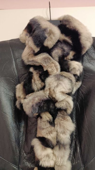 Невероятно дамско яке от естествен косъм