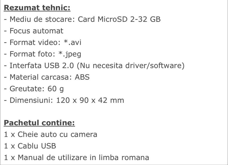 Mini camera smart