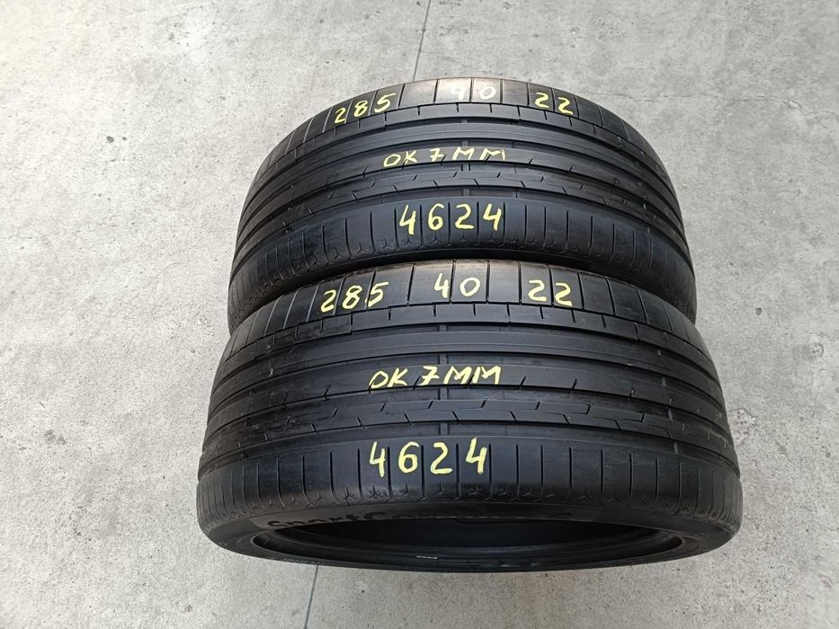 Set 4 anvelope vara 285 40 22 Continental SportContact 6 profil 7mm 4624