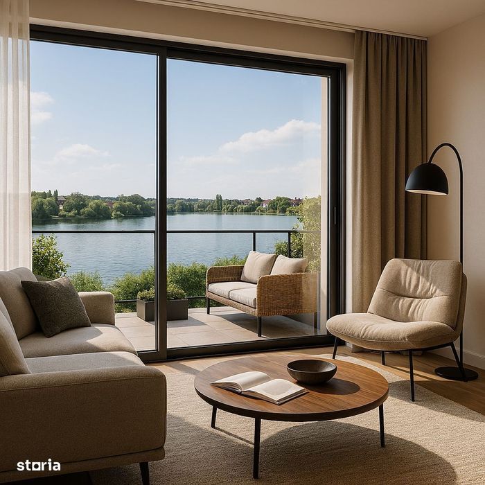 Apartament 3 Camere Lux | Vedere Lac | 98.7 mp | Lakeside Străulești