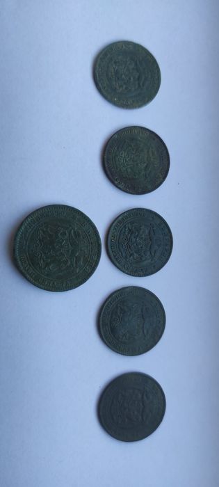 Монети, 5, 10 Ст 1881