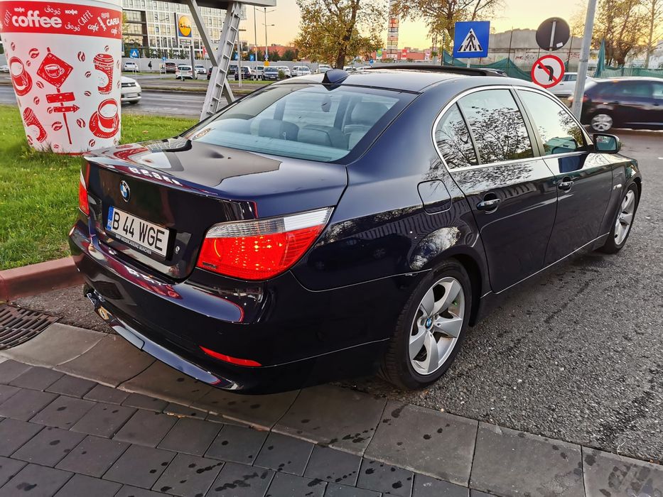 BMW 525D E60 SUPER ACCESORIZATA, SOS, Tapiterie Piele Interior Seria 7