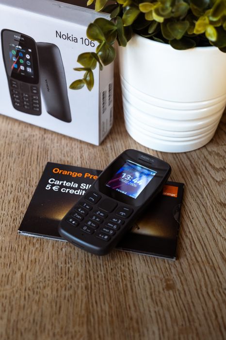 Vand Nokia 106 + CARTELA 5€ - Text mare, telefon simplu